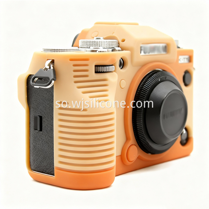 Orange Rubber Protective Covers for Digital Cameras